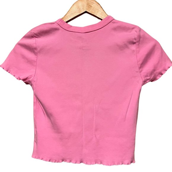 Women's Pink PacSun crop tee, X-small - Picture 2 of 5